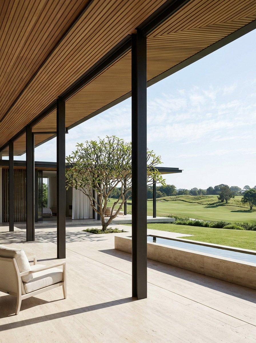 Verandas, courtyards and transitional spaces