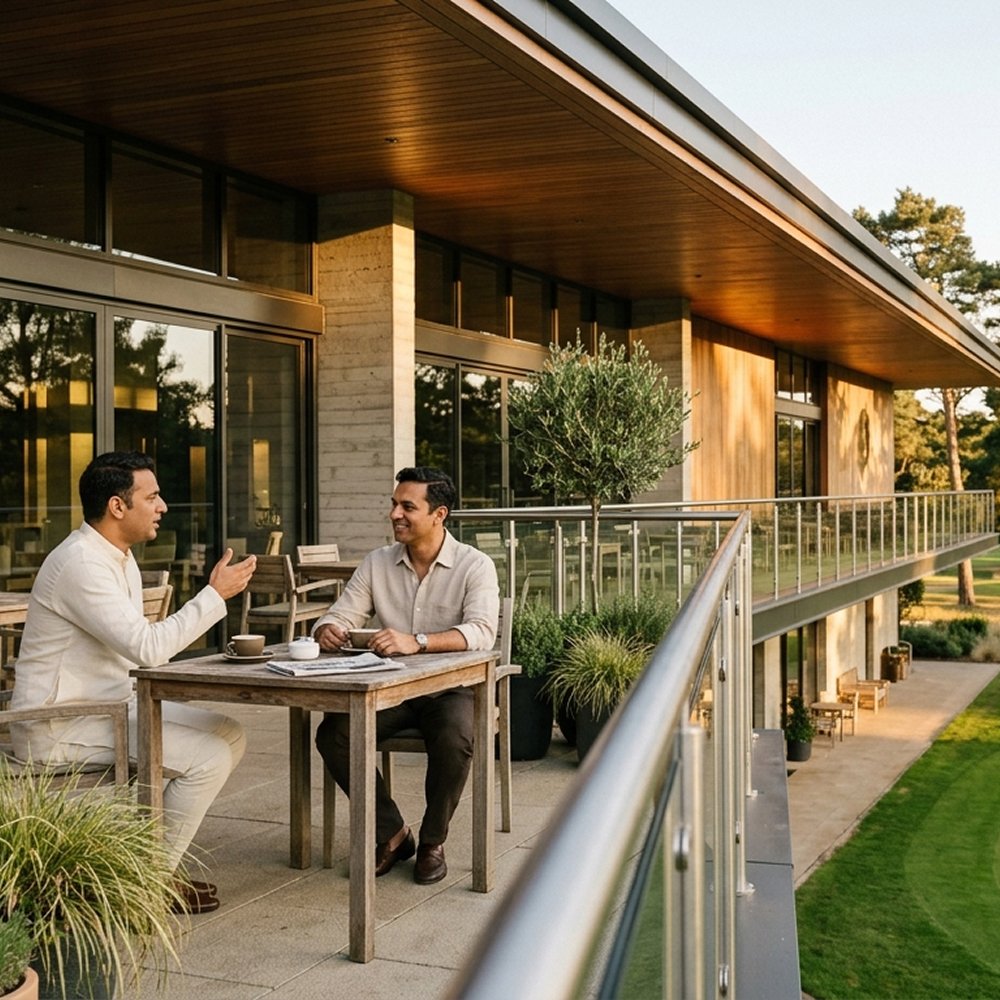The Golf-Facing Clubhouse
